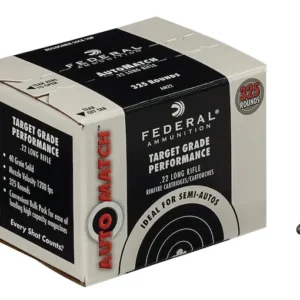 22 LR 40 Grain LRN 325 Rounds- Federal AutoMatch Target