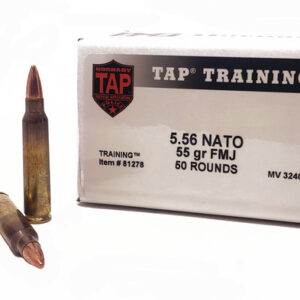 Hornady 5.56×45 55 Grain FMJ – Hornady TAP Rifle Training – 500 Rounds