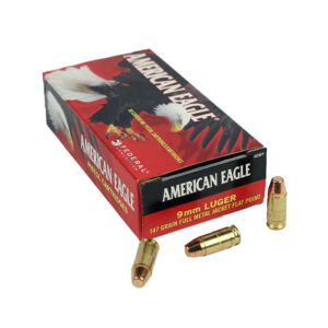 9mm 147 Grain FMJ FN 50 Rounds - Federal American Eagle