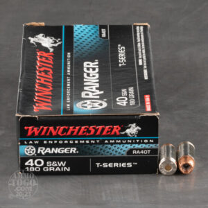 40 S&W 180 Grain JHP Winchester T-Series – 500 Rounds For Sale