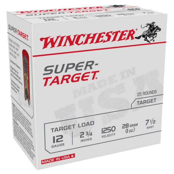 12 Gauge Winchester Super Target - 2-3/4" 1oz. #8 Shot - 250 Rounds