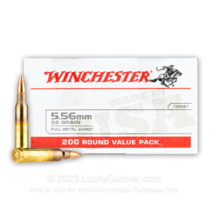 5.56x45 55 Grain FMJ Winchester USA - 800 Rounds