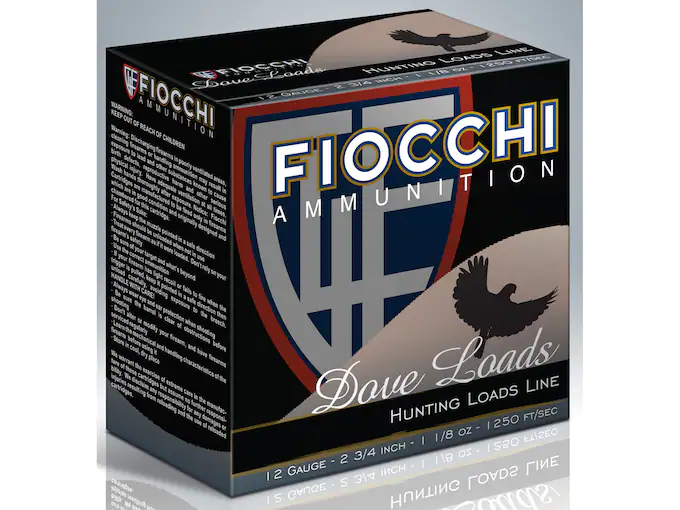  Fiocchi Game and Target 12 Gauge - 2 3/4" 1oz. #7 1/2 Shot - 250 Rounds