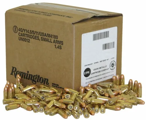 Remington 9mm 115 Grain FMJ Remington UMC - 1000 Rounds