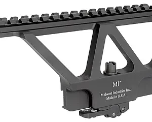 Midwest Industries Quick Detach Picatinny-Style Scope Mount AK-47, AK-74 Side Rail Matte Black