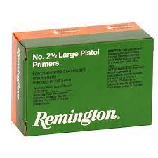 Buy Remington Large Pistol Primers #2-1/2 Box of 1000 (10 Trays of 100)