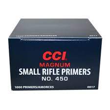 CCI Small Rifle Magnum Primers #450