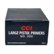 CCI Large Pistol Primers #300 Box of 1000 (10 Trays of 100)