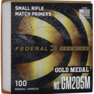 Federal Premium Gold Medal Small Rifle Match Primers #205M