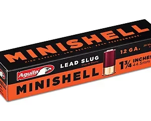 Aguila Minishell Ammunition 12 Gauge 1-3/4″ 7/8 oz Slug Box of 20 For Sale